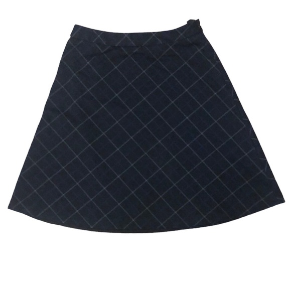 Mario Serrani | Plaid A-Line Skirt - Picture 1 of 5